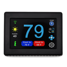 Load image into Gallery viewer, micro-air easytouch black thermostat front