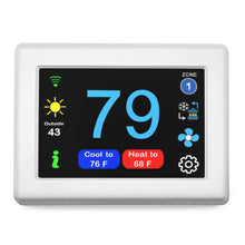 Load image into Gallery viewer, micro-air easytouch white thermostat front